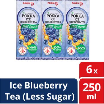 Pokka Ice Blueberry Tea Less Sugar