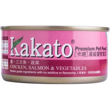 Kakato 170g Chicken Salmon Veg 雞肉三文魚蔬菜
