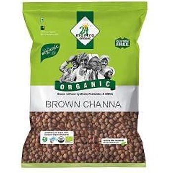 24 Mantra Organic Brown Chana Whole 500g 1.1lb