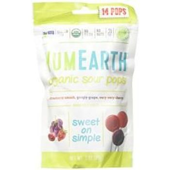 Organic Lollipops Super Sour 3ozyummy Earth