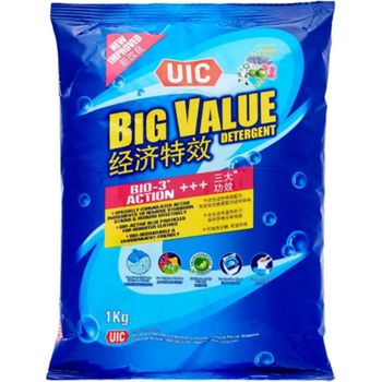 UIC Big Value Powder Detergent Floral 1kg+200g