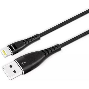 Philips Charger USB 120cm Lightning Apple Black