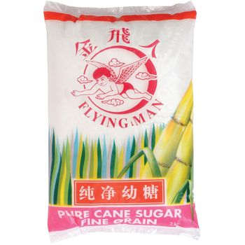 Flying Man Pure Cane Sugar Fine Grain 2kg