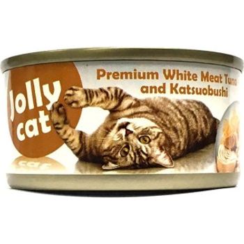 Jolly Cat Canned Food Premium White Meat Tuna & Katsuobushi 80g