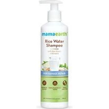 Mamaearth Rice Water Shampoo With Rice Water Keratin For Damaged Dry And Frizzy Hair 250ml
