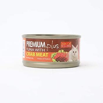 Aristo Cats Premium Plus Tuna & Crab Meat Wet Cat Food 80g