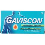 Gaviscon Peppermint Tablets 16pcs