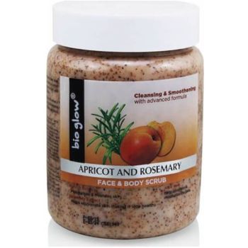 Bioglow Apricot And Rosemary Face And Body Scrub 500ml