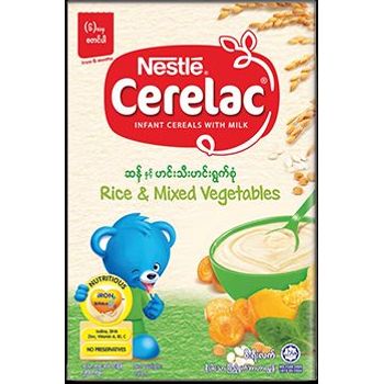 Nestle Cerelac Rice And Mixed Vegetables 250g