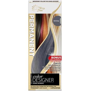 Merry Sun Permanent Hair Color Ash Grey