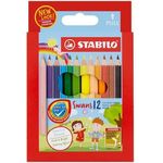 Stabilo Swans Colour Pencils 12's Short 1873