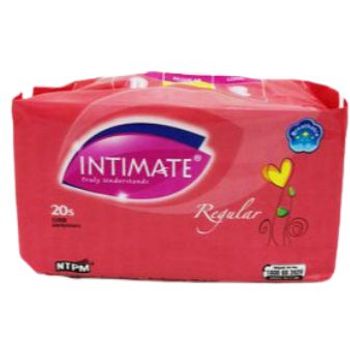 Intimate Regular Unscented 20 S Pantyliners