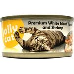 Jolly Cat Canned Food Premium White Meat Tuna & Shrimp 80g
