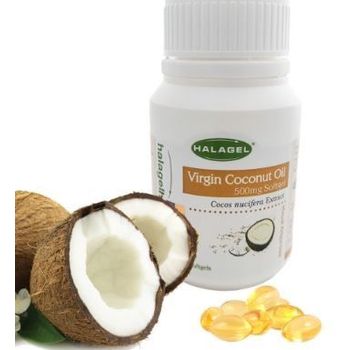 Halagel Virgin Coconut Oil 500mg 60 Softgels