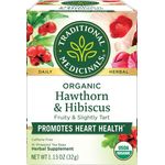 Traditional Medicinals Organic Heart Tea 16 count Tea Bags pack Of 6