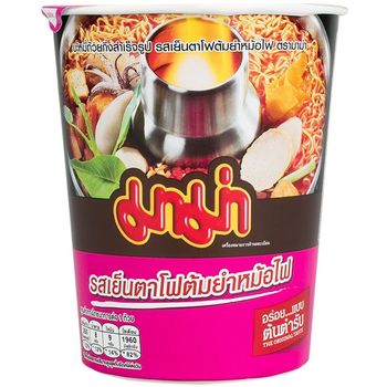 Mama Instant Cup Noodles Yentafo Tom Yum Mohfal Flavour 60g