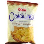 Oishi Cracklings Salt and Vinegar Shakers 90g