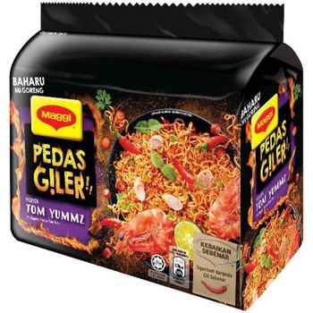 Maggi Spicy Giler Tom Yummz 5pcs 76g