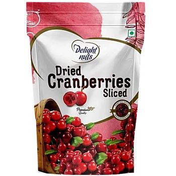 Delight Nuts Premium Dried Cranberries Sliced 200g