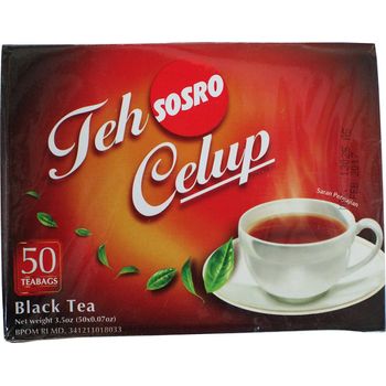 Sosro Black Tea Bags 50pcs 100g