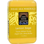 One With Nature DEAD SEA BAR SOAPLMN SAG 200g