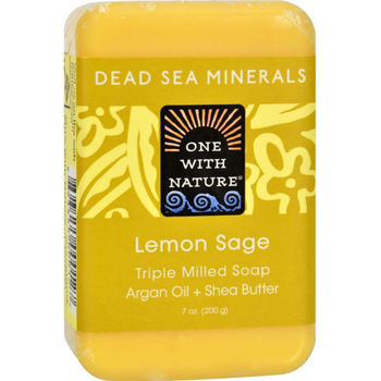 One With Nature DEAD SEA BAR SOAPLMN SAG 200g