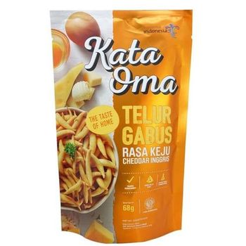 Kata Oma Telur Gabus Keju Cheddar (Cheese Flavour) 50g