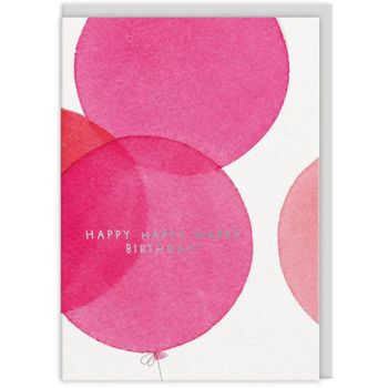 Ohh Deer Pink Balloons Birthday