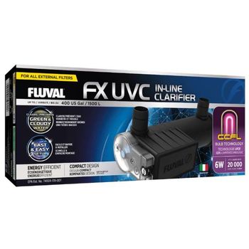 Fluval FX UVC In-Line Clarifier A199 6watt 1500L for Aquarium