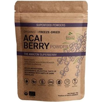 Superfood Powders Organic Acai Berry Powder Freeze Dried 90g
