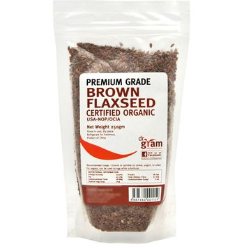 Dr Gram Organic Brown Flaxseed 250g