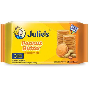 Julie's Peanut Butter Sandwich Biscuit 90g