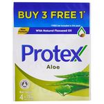 Protex Aloe Antibacterial Bar Soap 4pcs 75g