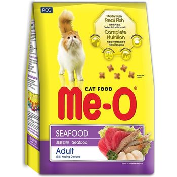 Me-O Dry Adult Cat Food Seafood 1.2kg