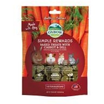 Oxbow Simple Rewards Baked Treats with Carrot & Dill 60g