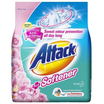 Attack Powder Detergent Plus Softener Sweet Floral 1.4kg