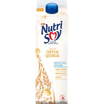 NutriSoy Fresh SoymilkOats and Quinoa 1l