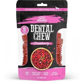 Absolute Holistic Dog Grain Free Dental Chew Cranberry Petite 160g