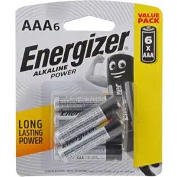 Energizer Battery E92 Aaa X 6
