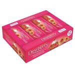 Jack 'n Jill Dewberry Sandwich Biscuits - Strawberry (12 x 27g)