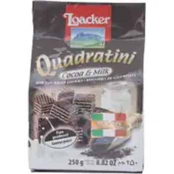 Loacker Quadratini Cocoa Milk 250g