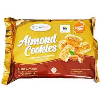 Kartika Toast Almond Cookies 43g