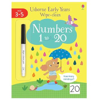 Usbourne Early Years Wipe Clean Numbers 1 to 20