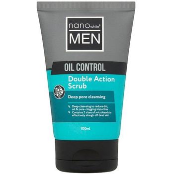 Nanowhite Men Oil Control Double Action Scrub 100ml