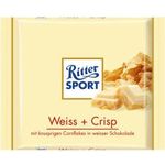 Ritter Sport Weiss Crisp White Crisp 3 Bars Each 100g Fresh From Germany