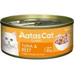 Aatas Cat Tantalizing Tuna & Beef Wet Cat Food 80g