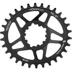 Wolf Tooth DM Sram Drop-Stop A Oval Ring Fits Sram GXP/BB30 Long Spindles 30 Tooth Black GXP Direct Mount