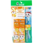 Darlie Toothbrush Orange 1s Plus Toothpaste Bunny Kids 2 x 40g
