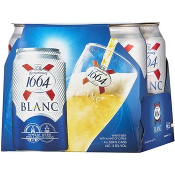 Kronenbourg Blanc Can Pack of 4 320ml