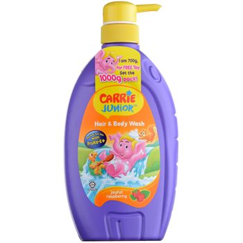 Carrie Junior Baby Hair And Body Wash Joyful Raspberry 700ml